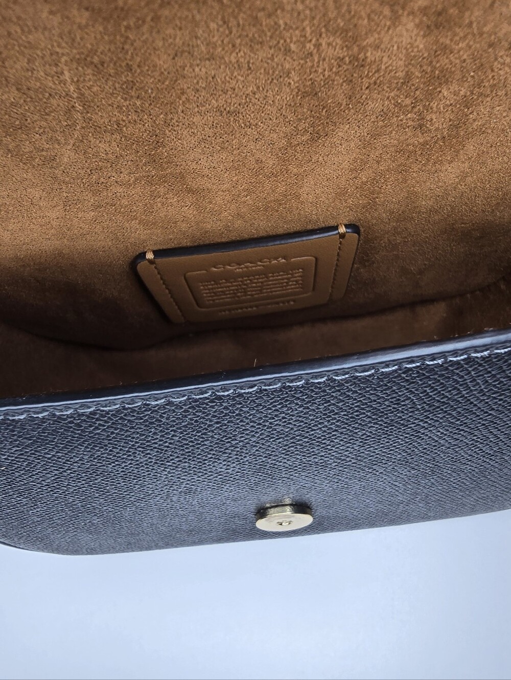Coach Lysa Top Handle Bag Black Leather Crossbody CX575 - Picture 5 of 12